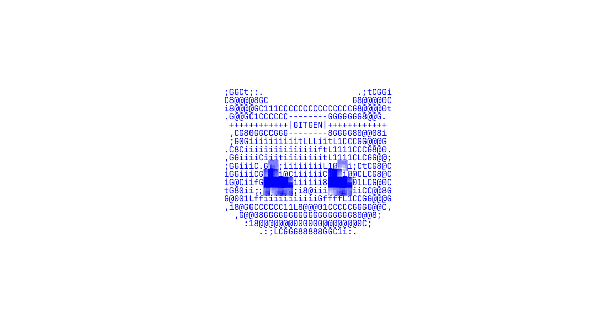 Cover for git-gen Dev Log #1